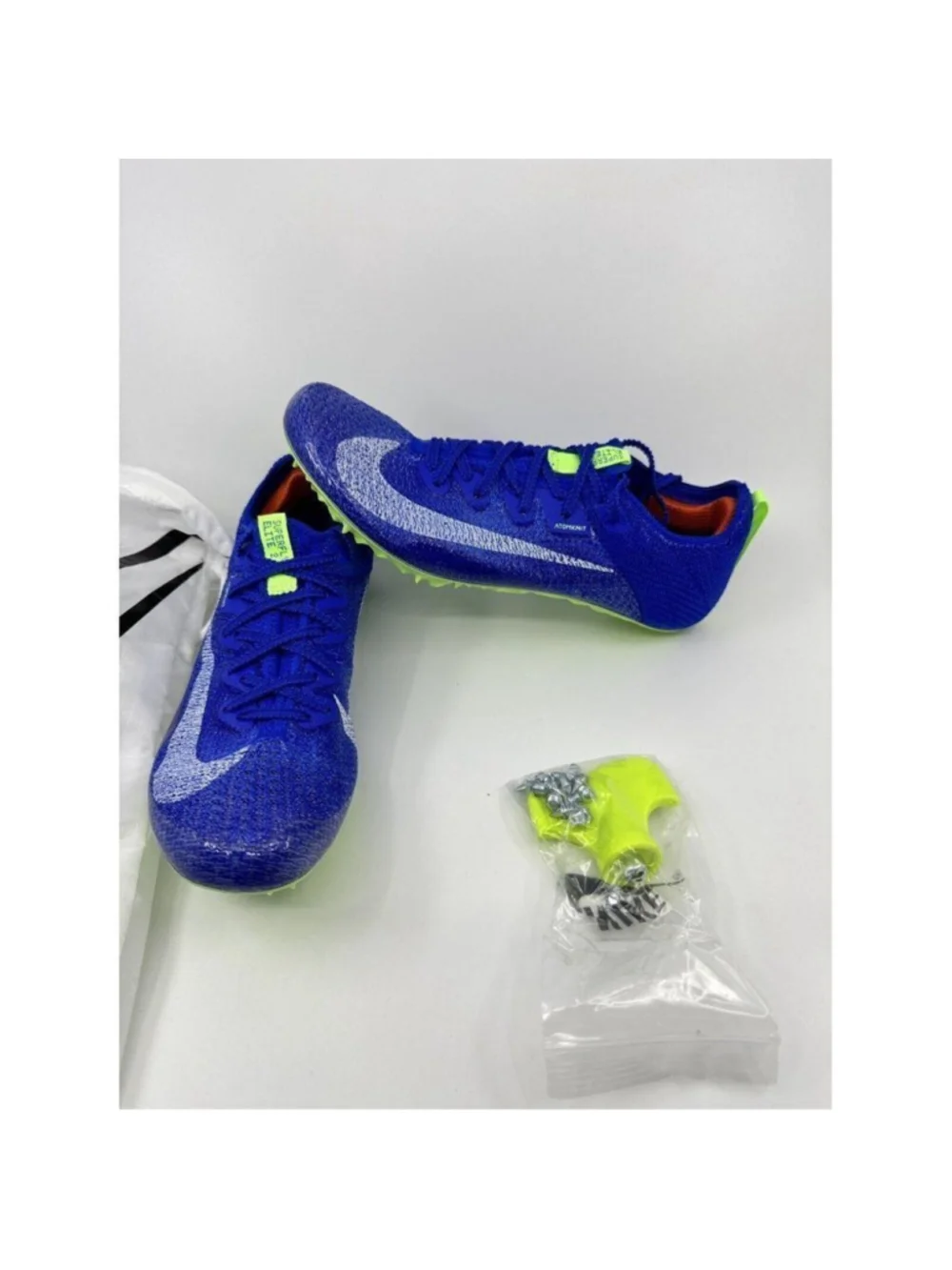 Nike Zoom Superfly ELITE 2 Racer Blue Lime CD4382-400 Men's 13